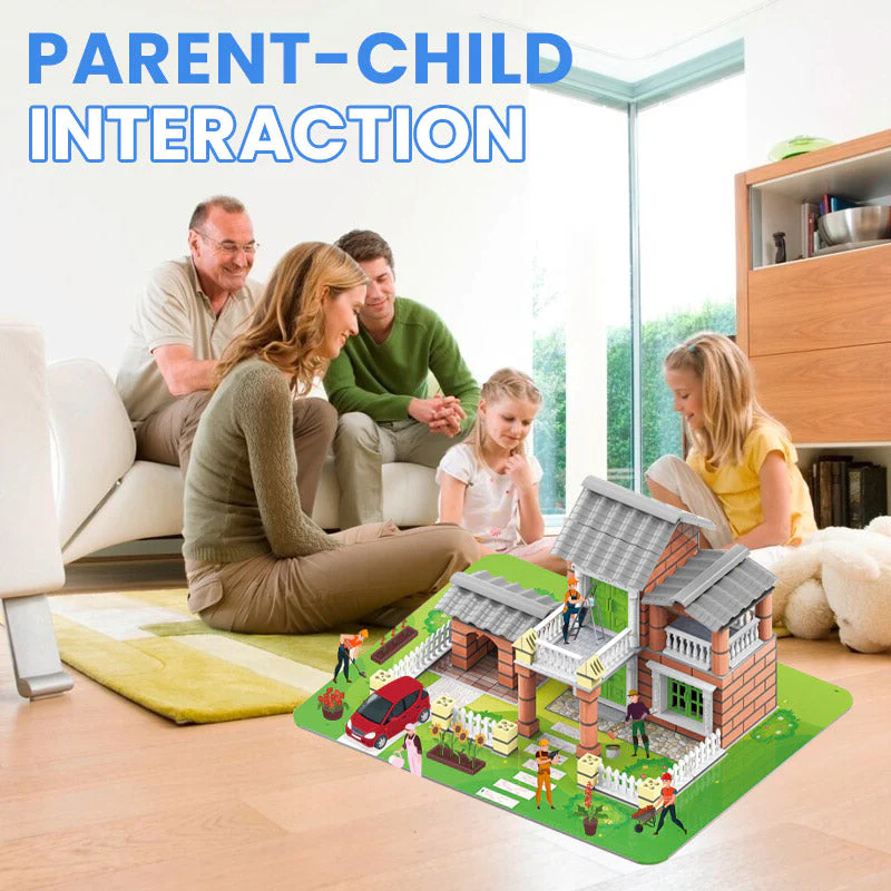 📢📢50 %  DE RÉDUCTION !! ⏰214 pièces - Ensemble de jouets de construction et de simulation à monter soi-même pour enfants🔥🔥 - Image 3