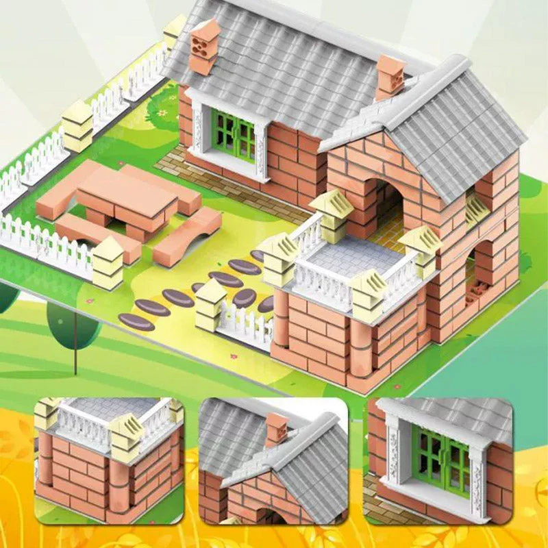 📢📢50 %  DE RÉDUCTION !! ⏰214 pièces - Ensemble de jouets de construction et de simulation à monter soi-même pour enfants🔥🔥 - Image 5