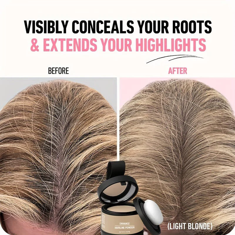 đ„Achetez 2 obtenez 1 gratuitđHairline Powder dissimule instantanĂ©ment la perte de cheveux, Root Touch Up Hair Powder - Image 2