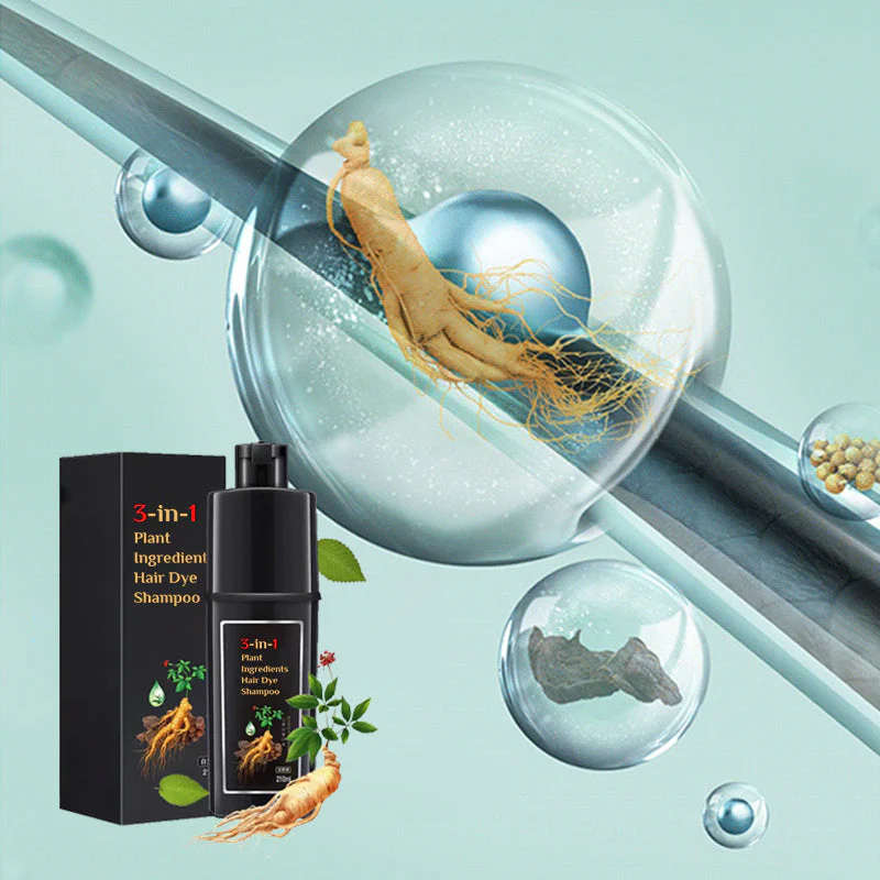 Achetez 2 Obtenez 1 Gratuit🌿Shampoing Colorant à Base d'ingrédients Végétaux🖤✨ - Image 4
