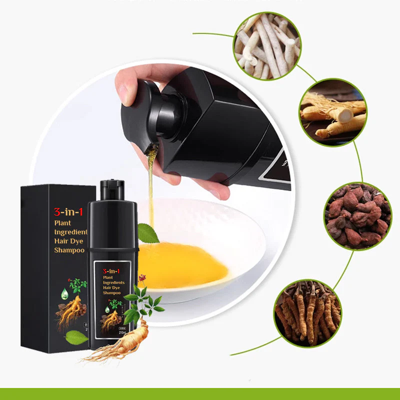 Achetez 2 Obtenez 1 Gratuit🌿Shampoing Colorant à Base d'ingrédients Végétaux🖤✨ - Image 5
