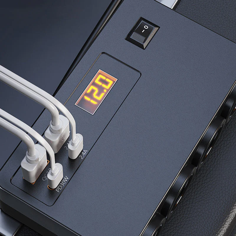 đąđą50 % de rĂ©duction !! â°Adaptateur allume-cigare 120 W avec 4 ports USB - Image 3