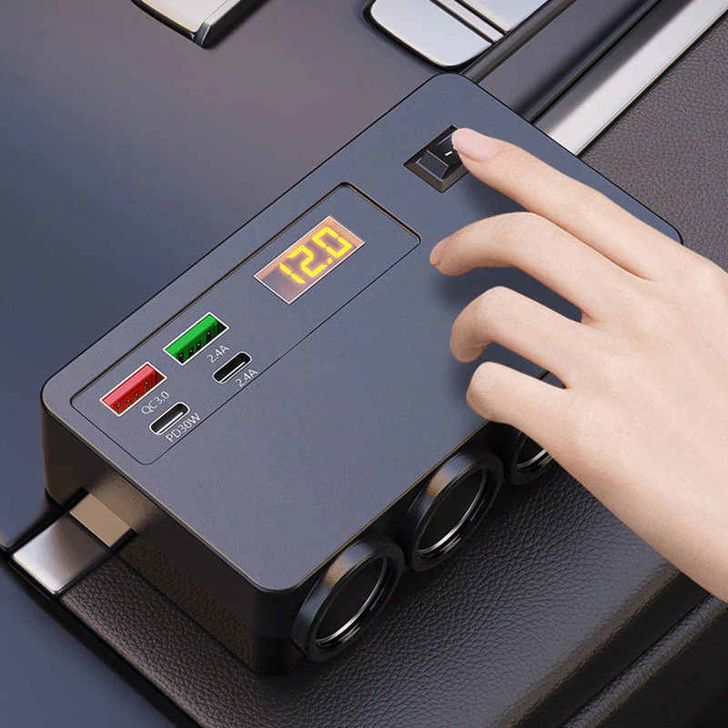 đąđą50 % de rĂ©duction !! â°Adaptateur allume-cigare 120 W avec 4 ports USB - Image 5