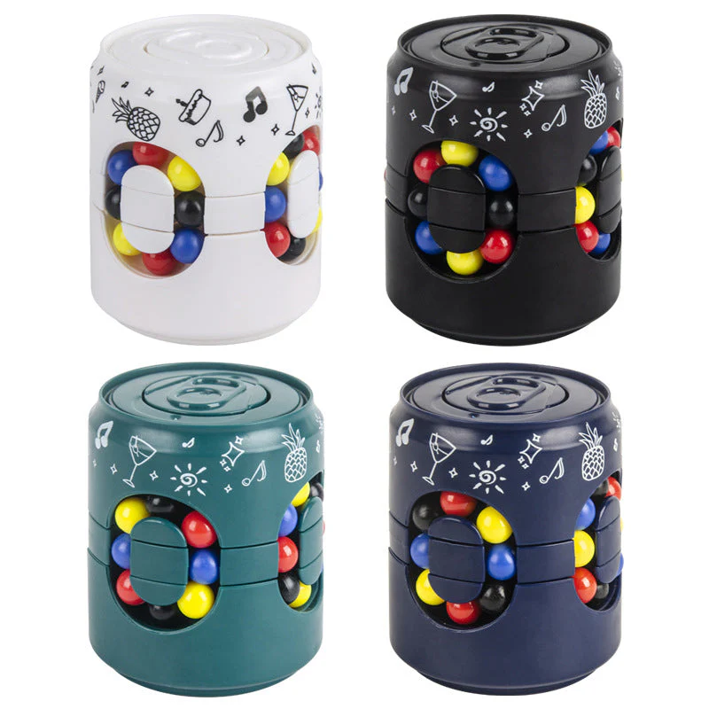 🌀 50% -60% DE RÉDUCTION ! SPINNER 2-EN-1 ANTI-STRESS & ÉDUCATIF – Design Canette Soda, LED, 3D Puzzle, Rotation Fluide ✨🎯🌟 - Image 2