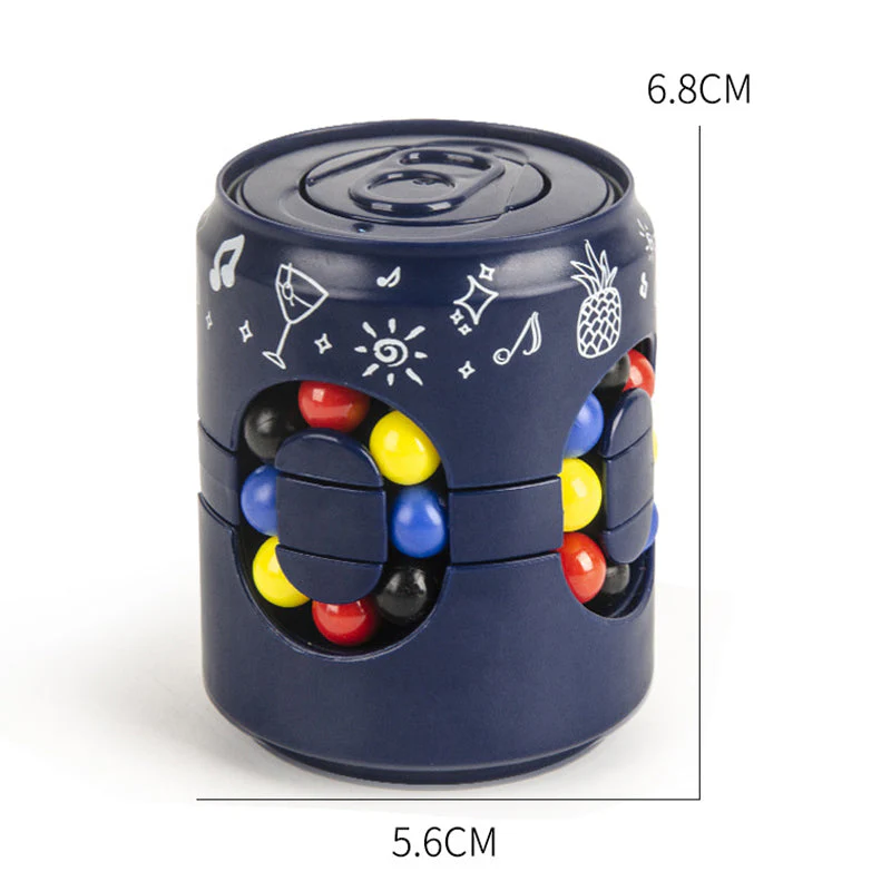 🌀 50% -60% DE RÉDUCTION ! SPINNER 2-EN-1 ANTI-STRESS & ÉDUCATIF – Design Canette Soda, LED, 3D Puzzle, Rotation Fluide ✨🎯🌟 - Image 7