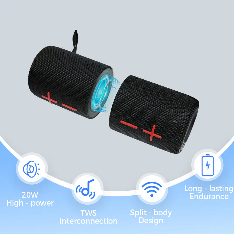 📢Durée limitée 60% de réduction📢🎹🎶Enceinte Bluetooth Magnétique 2-en-1 Séparable💥 - Image 2