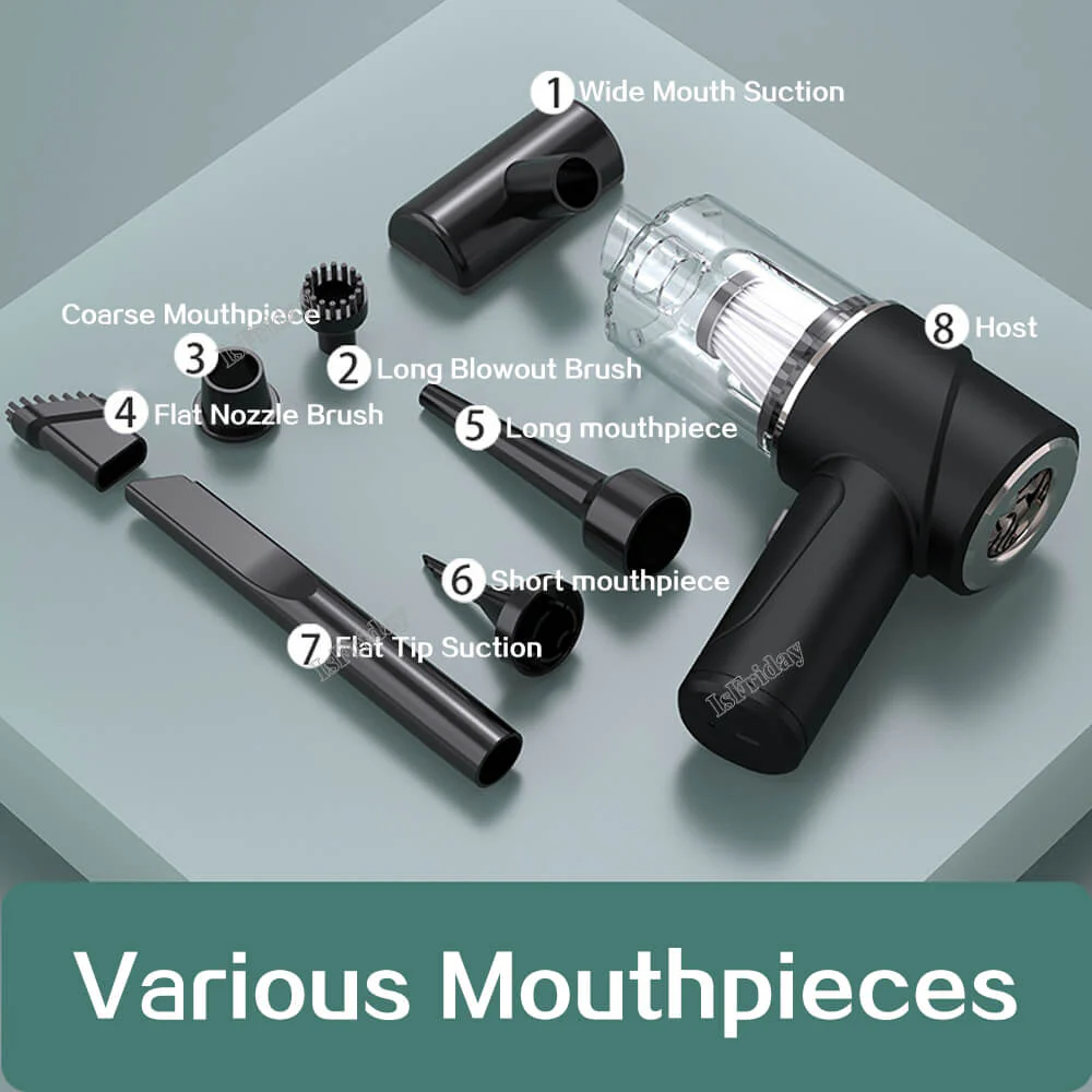 📢📢50% DE RÉDUCTION !!! ✨Aspirateur sans fil à main pour voiture - Image 13