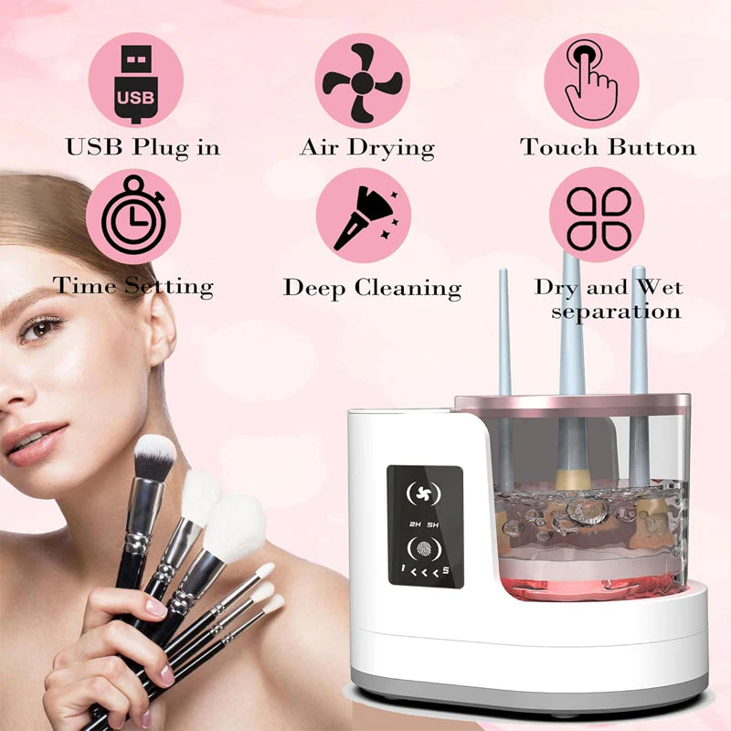 🖌️Nettoyeur de pinceaux de maquillage électrique 3 en 1💕 - Image 2