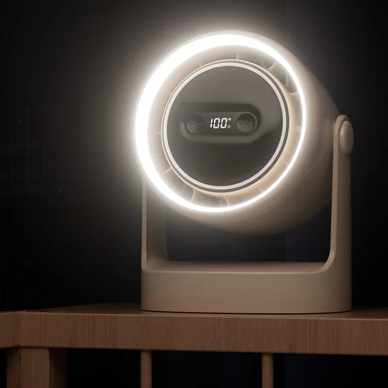 ❄️Durée limitée 66% de réduction❄️3-in-1 LED Light & Built-in Aromatherapy Diffuser Silent Mini Fan - Image 4