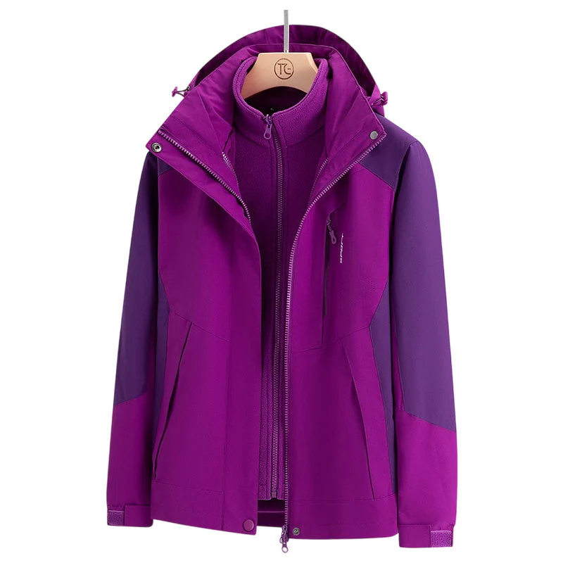 Veste Extérieure 3-en-1 Imperméable - Image 12