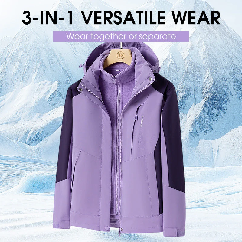 Veste Extérieure 3-en-1 Imperméable - Image 2