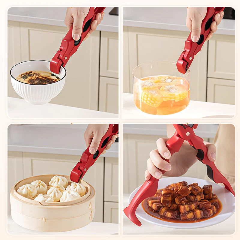 📢📢50% DE RÉDUCTION !!!✨Pince 3 en 1 pour bol et assiette en silicone - Image 7