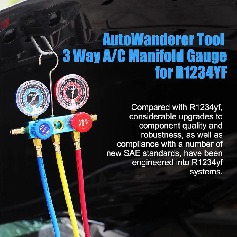 ✨✨🧰 3 voies R134 / R22 / R410 jauges AC - Image 8