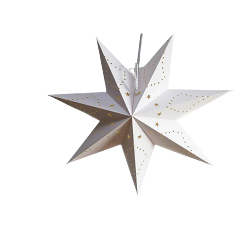 📢📢60% DE RÉDUCTION !!! 🎅Lanterne 3D en forme d'étoile à suspendre pour Noël avec lumières - Image 17