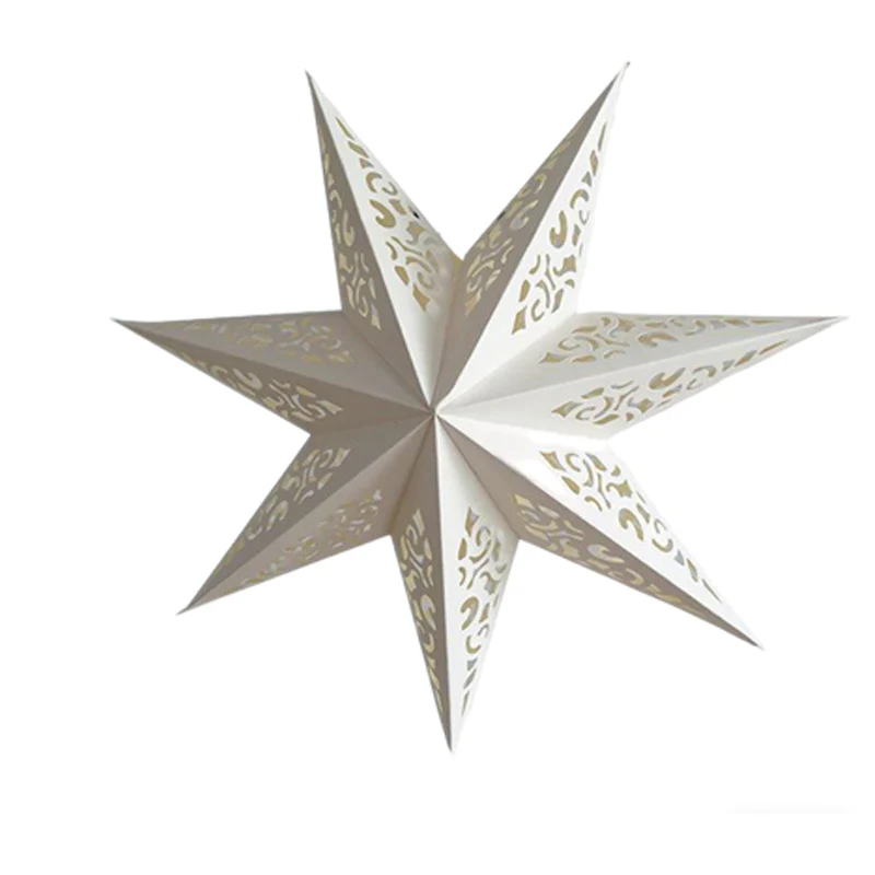📢📢60% DE RÉDUCTION !!! 🎅Lanterne 3D en forme d'étoile à suspendre pour Noël avec lumières - Image 21