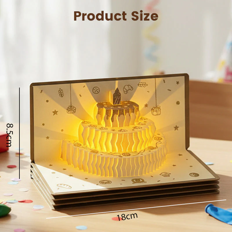 📢📢60% OFF !! ⏰3D Pop-Up Musical Birthday Card with Money Holder - Image 7