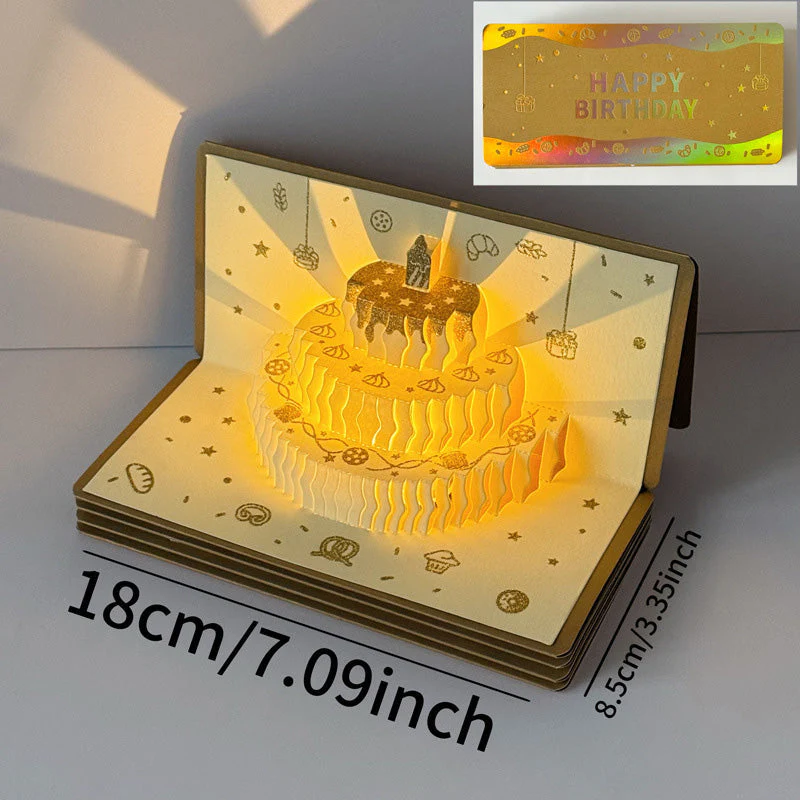 📢📢60% OFF !! ⏰3D Pop-Up Musical Birthday Card with Money Holder - Image 8