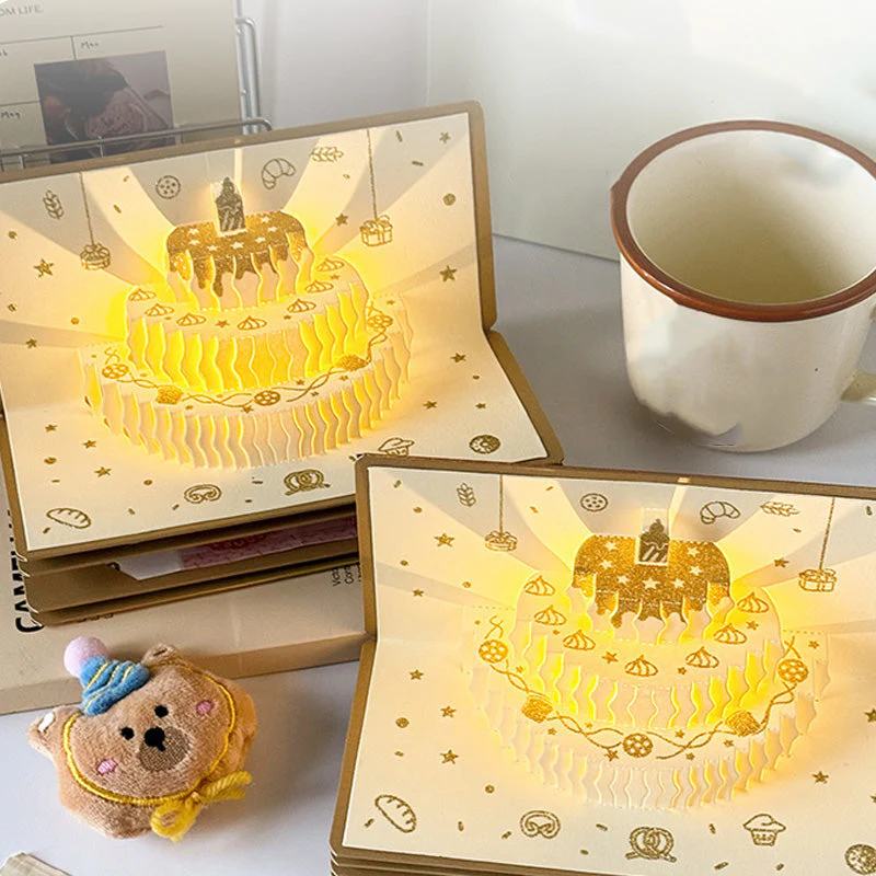 📢📢60% OFF !! ⏰3D Pop-Up Musical Birthday Card with Money Holder - Image 9