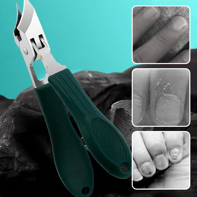 📢📢50% de réduction !! ⏰ Set de 3 coupe-ongles biseautés anti-éclaboussures – Acier inoxydable, boîtier portable & lime en verre inclus 🧼💅 - Image 2