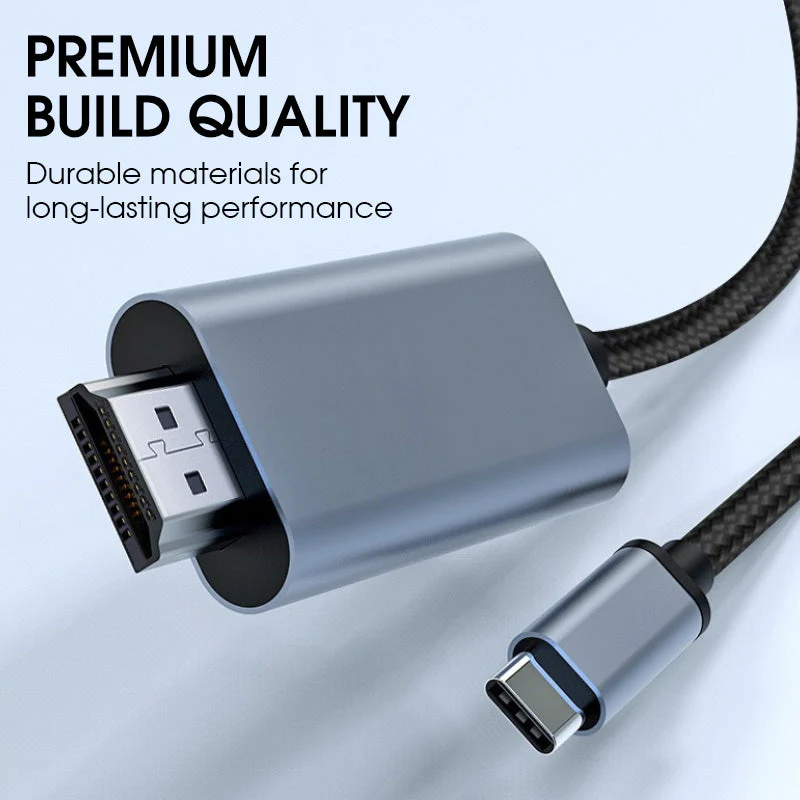📢📢50 % DE RÉDUCTION !! ⏰Adaptateur d’affichage 4K HD Type-C vers HDMI - Image 4