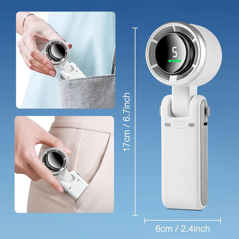 ⏳Réduction limitée de 50%💥Ventilateur Turbo Portable à Main - Image 6