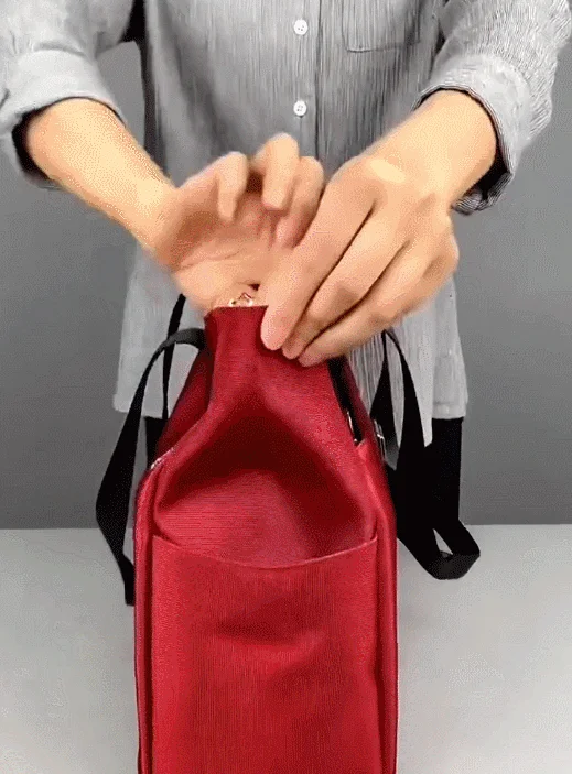 📢📢50 % de réduction !! ⏰Sac à bandoulière en nylon multi-poches imperméable de grande capacité - Image 5
