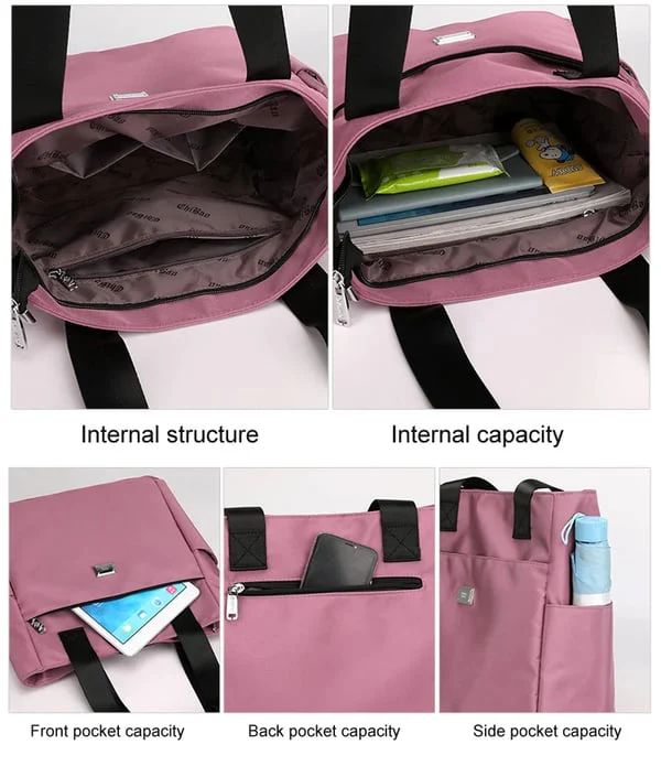 📢📢50 % de réduction !! ⏰Sac à bandoulière en nylon multi-poches imperméable de grande capacité - Image 7