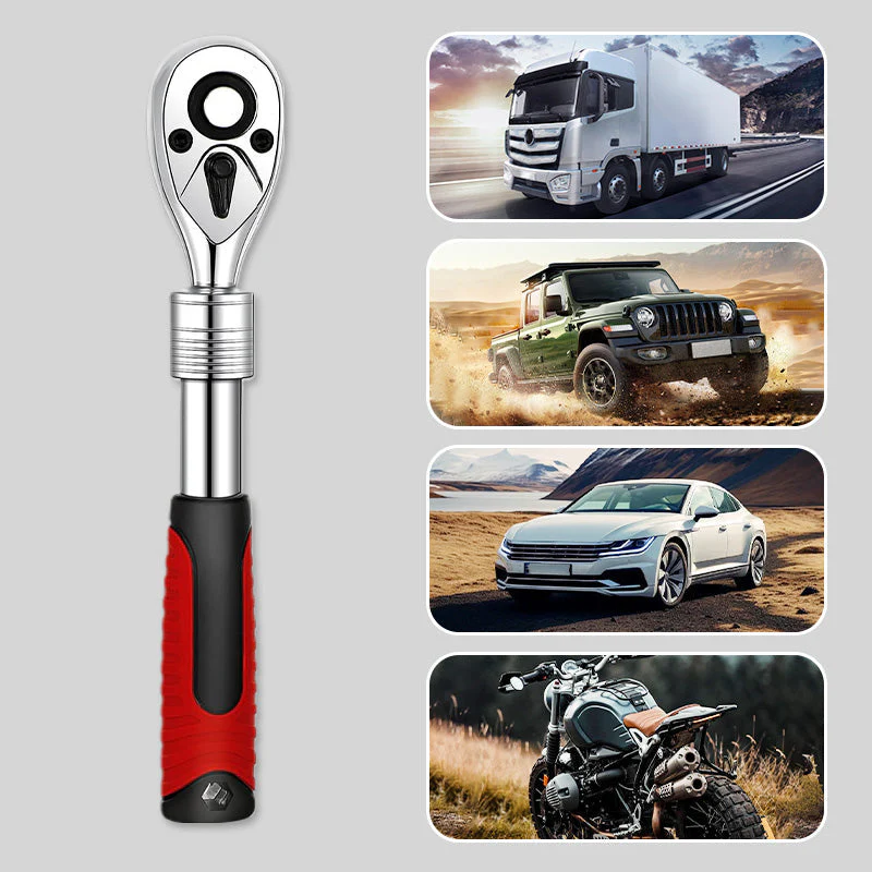 Clé à cliquet à 72 dents avec libération rapide - Image 5