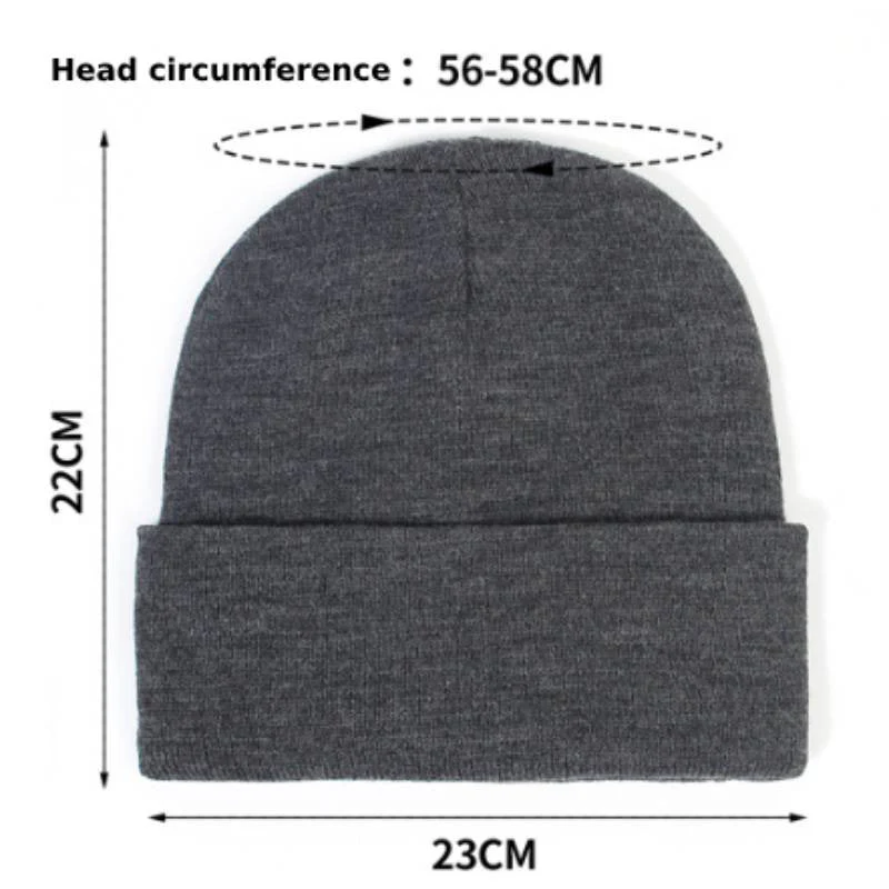 📢📢50 % de réduction !!!✨Hiver unisexe doux bonnet tricot - Image 4