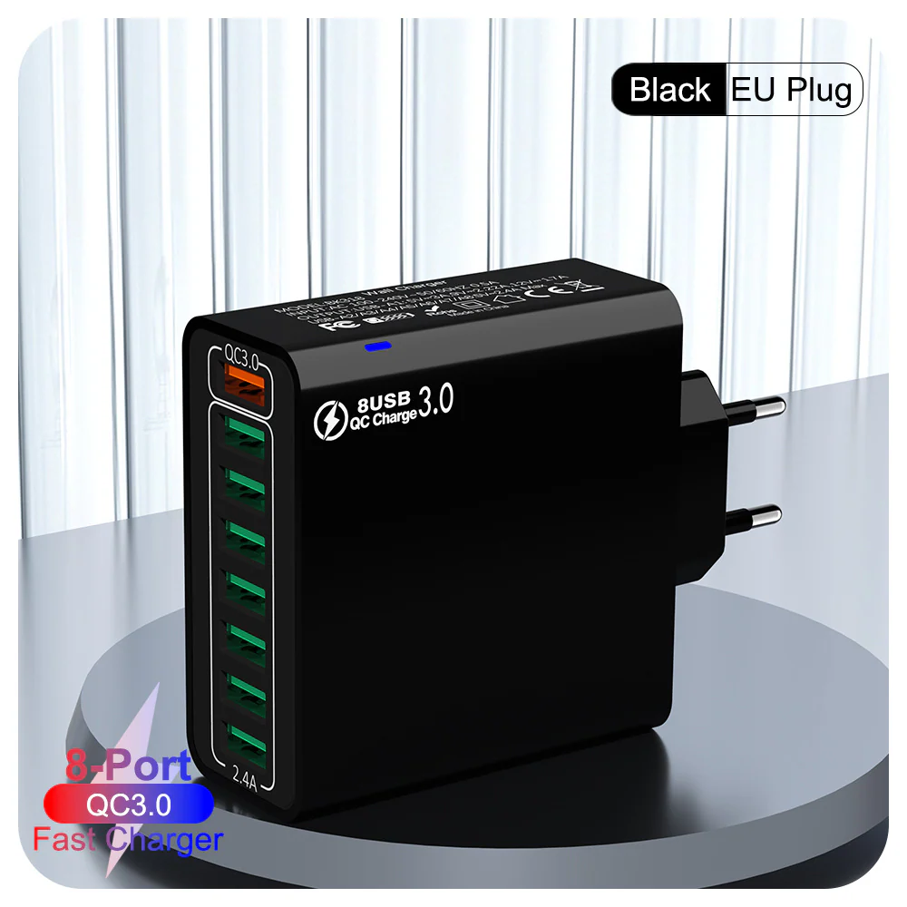 📢📢50 % de réduction !! ⏰Chargeur USB à 8 Ports - Image 10