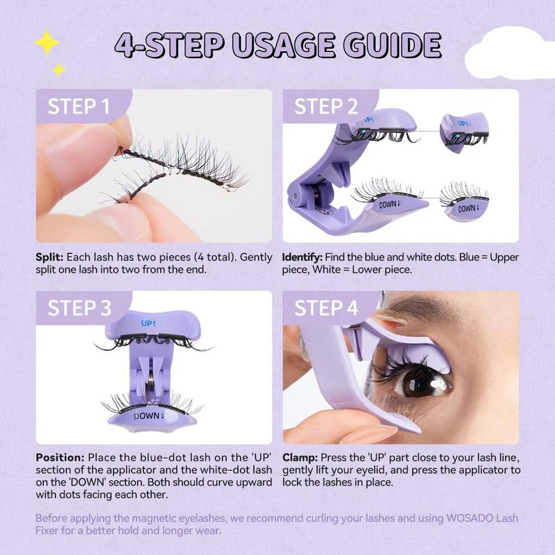 Adhesive Free Long Lasting Soft Magnetic False Eyelash - Image 4