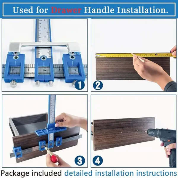 🛠️✨ Moitié prix aujourd'hui ! Moule de perçage pour ferrures d'armoires — Installation précise et rapide 🚪🔧 - Image 5