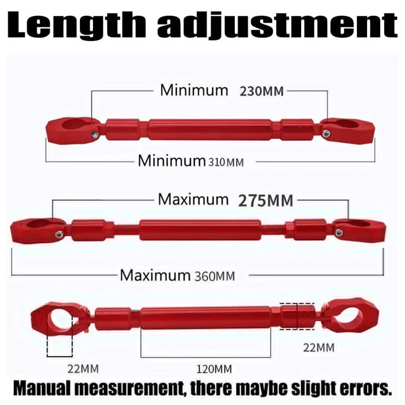 Levier de stabilisation réglable pour guidon de moto - Image 11