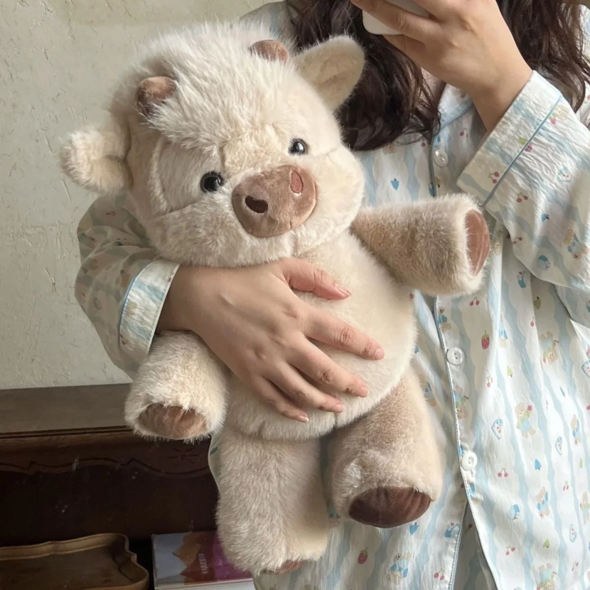 Adorable peluche vache Highland toute douce - Image 9