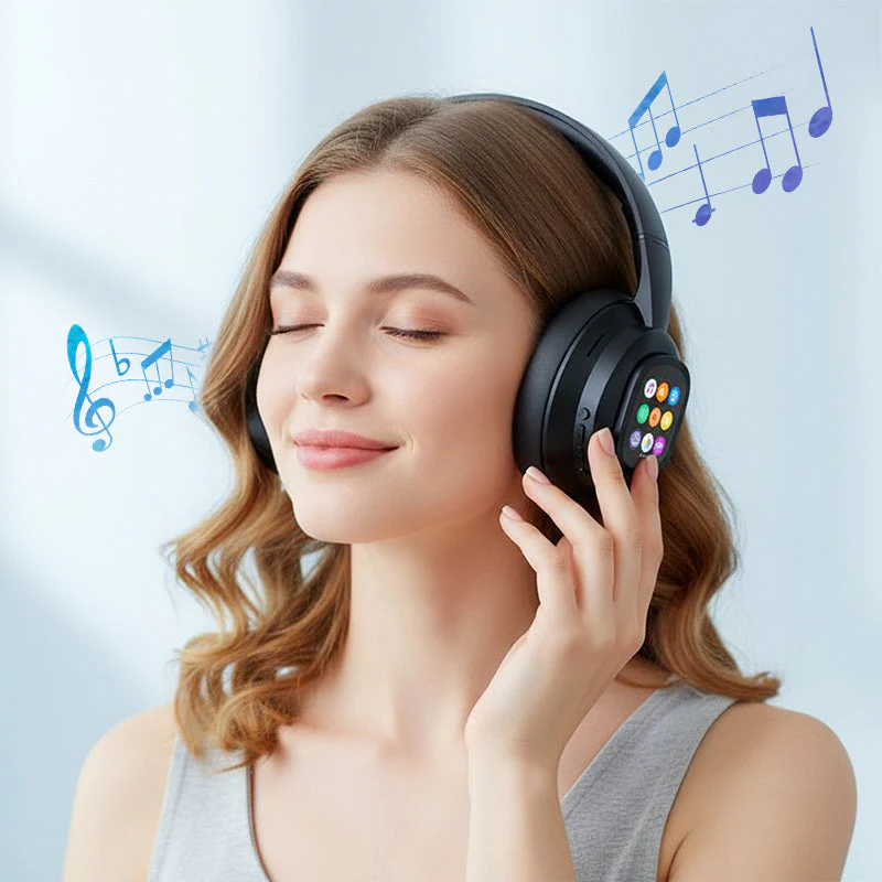 📢📢51% DE RÉDUCTION !!!✨Casque Bluetooth AI avec écran LCD - Image 8