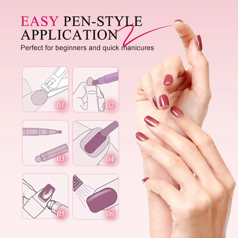 📢📢60 % de réduction !! ⏰ Stylo Gel « Œil de Chat » Tout-en-Un - Effet Professionnel à la Maison 💅 - Image 3