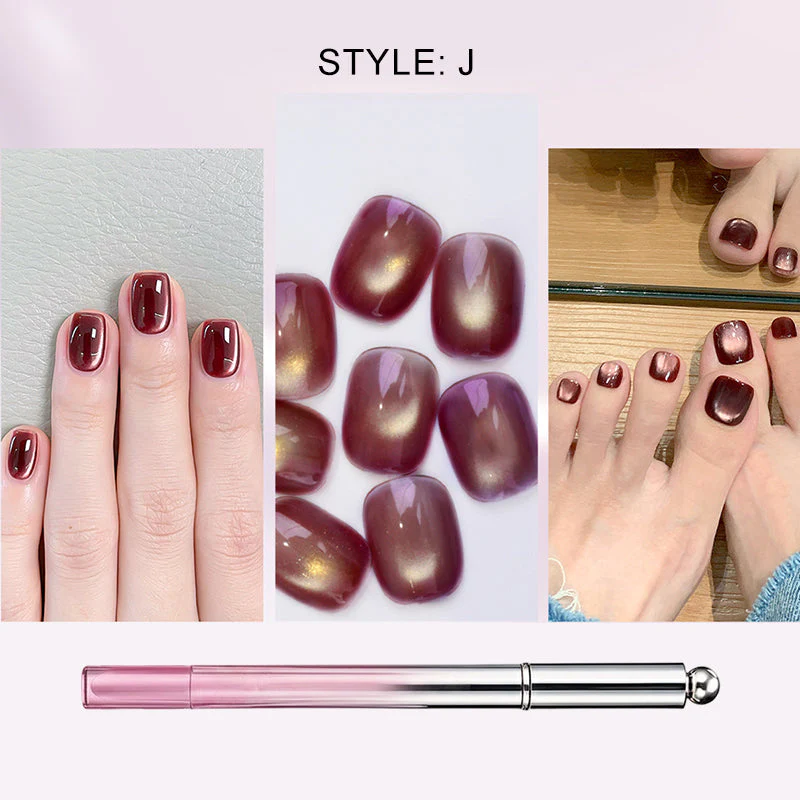 📢📢50 % de réduction !! ⏰ Stylo Gel « Œil de Chat » Tout-en-Un - Effet Professionnel à la Maison 💅 - Image 23