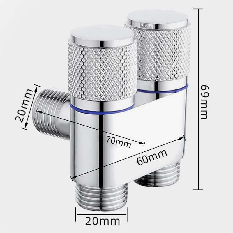 🎁 33 % DE RÉDUCTION ! 🔧✨ Vanne d'angle de sortie à double interrupteur 1/2" – Pratique et durable 🚰🌟 - Image 7