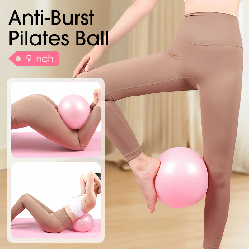 📢📢70 % de réduction !!!🧘♀️Ballon Pilates anti-éclatement de 9 pouces avec pompe