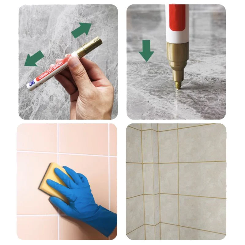 📢📢50 %  DE RÉDUCTION !! ⏰Pousbo® Anti-moisissure et crayon pour joints résistant à l'eau pour carreaux en céramique - Image 7