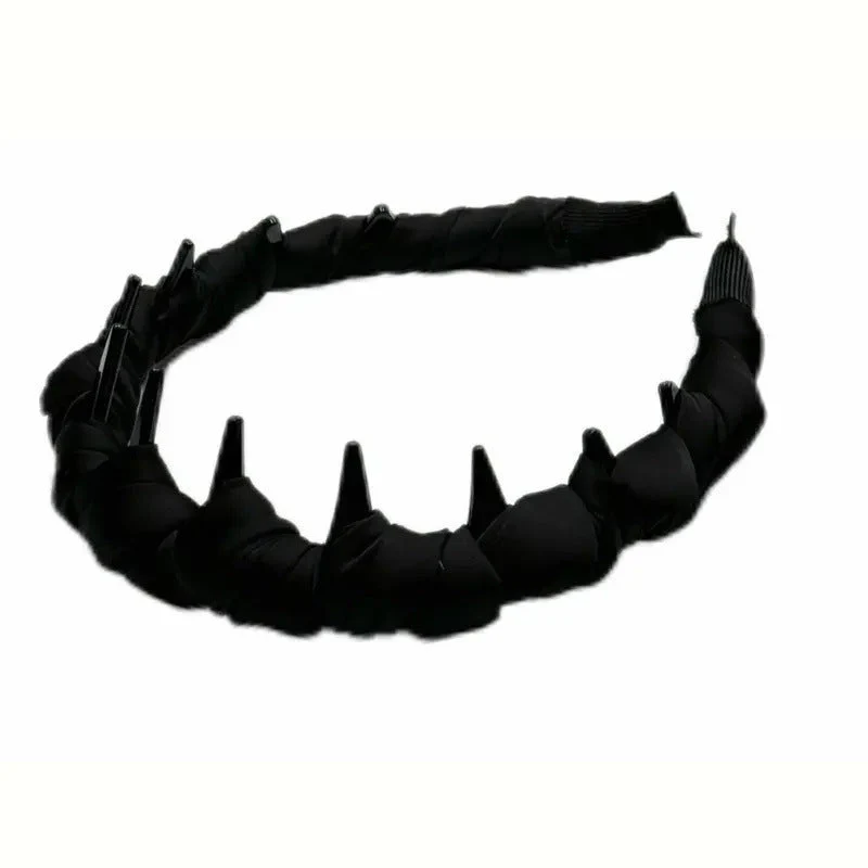 Bandeau antidérapant à dents - Doublure douce pour un coiffage facile - Image 10