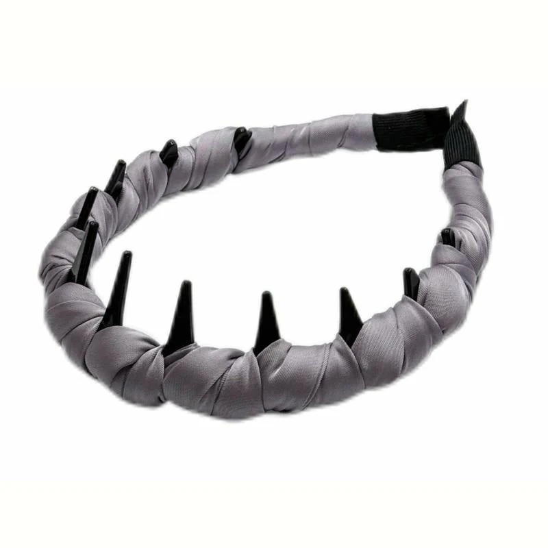 Bandeau antidérapant à dents - Doublure douce pour un coiffage facile - Image 12