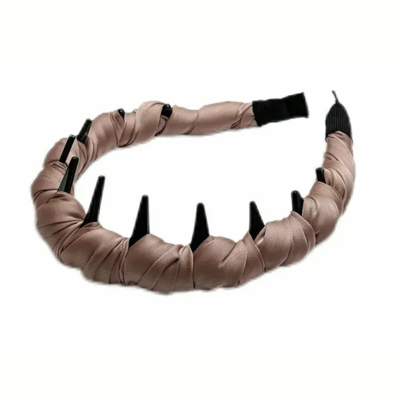 Bandeau antidérapant à dents - Doublure douce pour un coiffage facile - Image 2