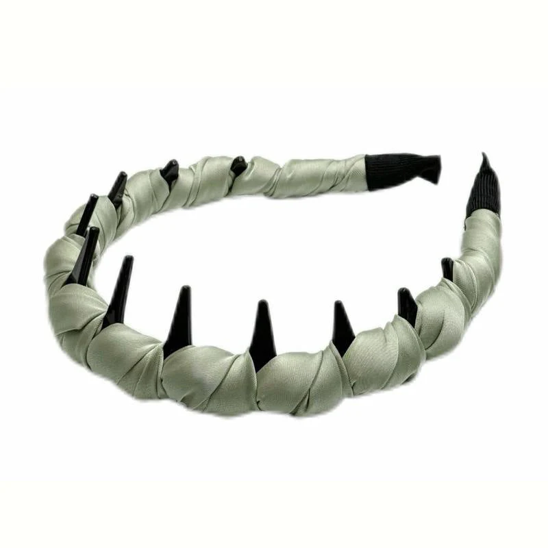 Bandeau antidérapant à dents - Doublure douce pour un coiffage facile - Image 9