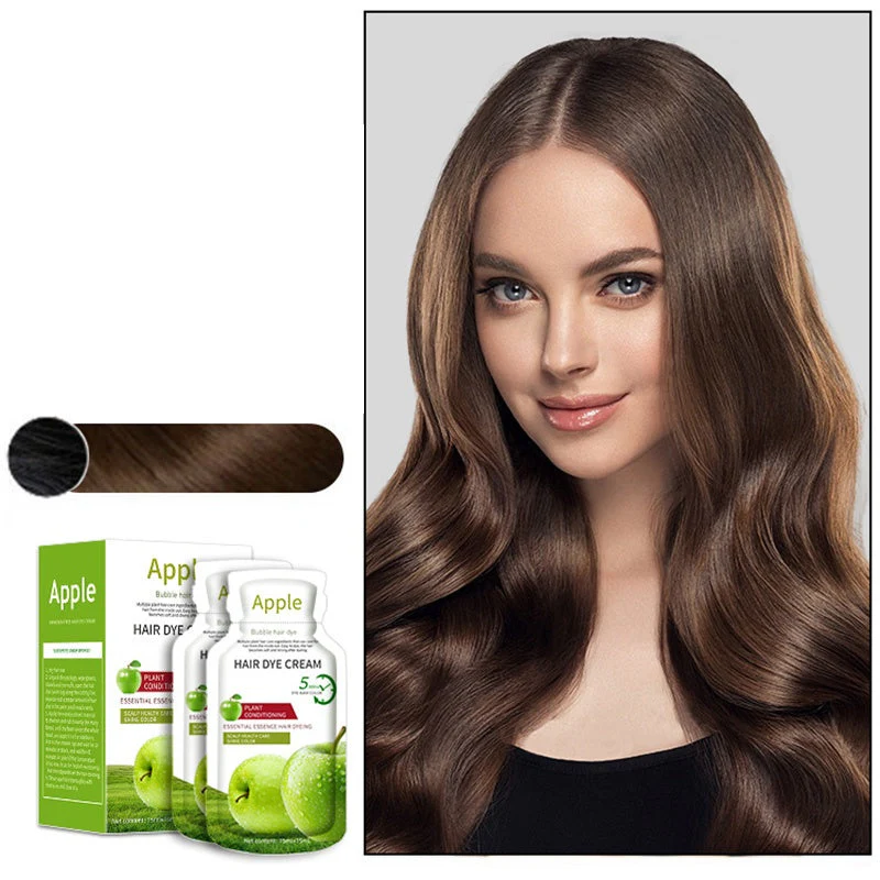 🌸🌸🌸✨ Nouvelle arrivée &Achetez 2 obtenez 1 gratuit✨ Crème teinture cheveux pomme - Image 9