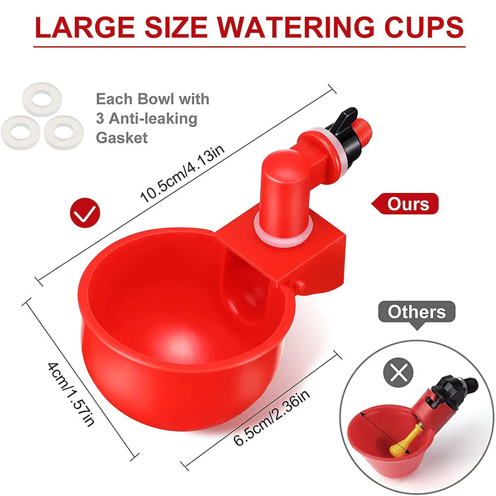 đ„đ„Gift For Chicken Lovers 49% OFF--đ„Automatic Chicken Water Cup Bird Coo - Image 13