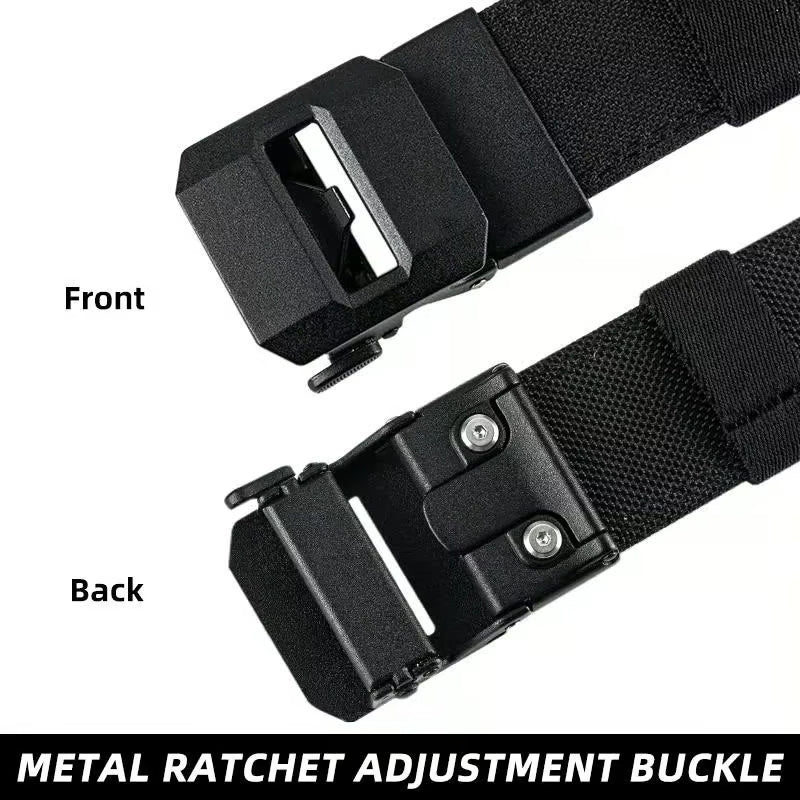 Ceinture en nylon élastique à boucle automatique pour hommes - Image 5