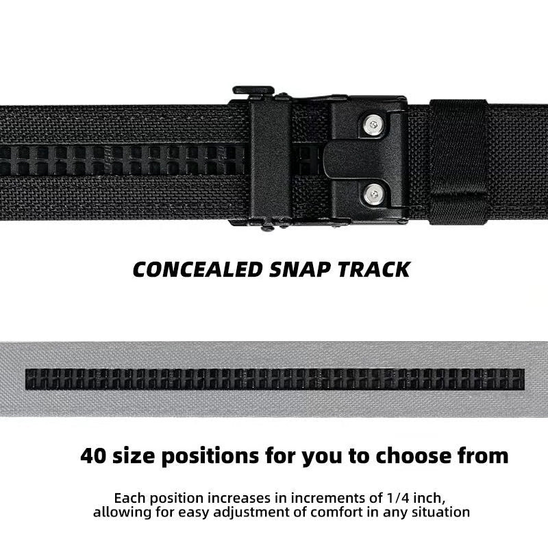 Ceinture en nylon élastique à boucle automatique pour hommes - Image 7