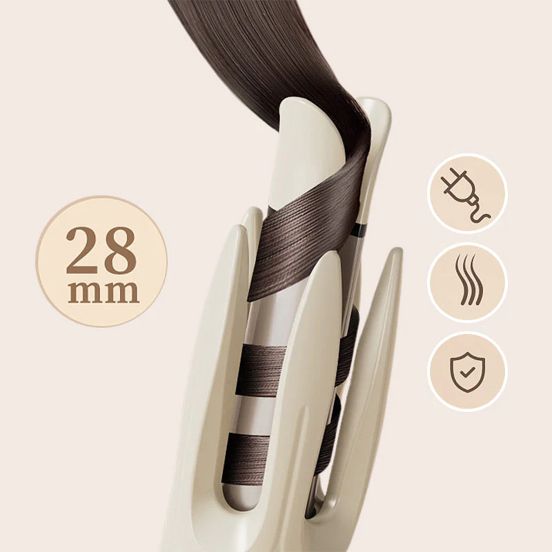 📢📢60 % de réduction !! ⏰Le Bon Plan de l‘Hiver : Fer à Friser Auto avec 4 Réglages - Pour des Boucles Parfaites - Image 2