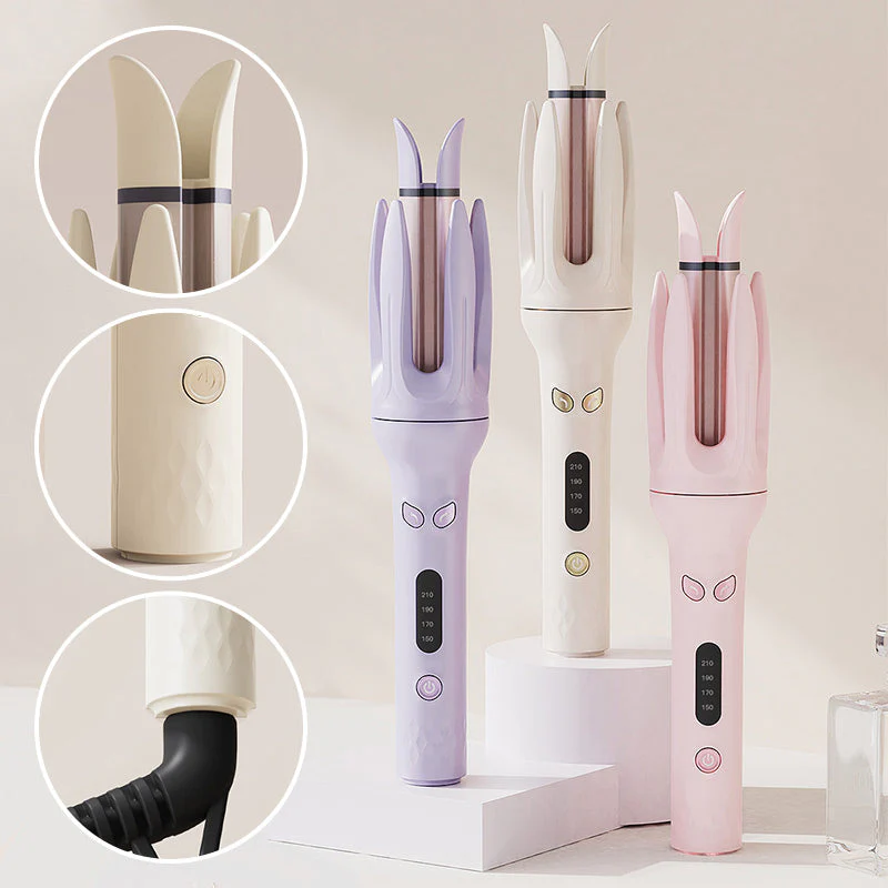 📢📢60 % de réduction !! ⏰Le Bon Plan de l‘Hiver : Fer à Friser Auto avec 4 Réglages - Pour des Boucles Parfaites - Image 9